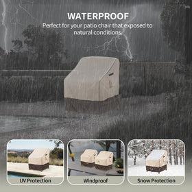 KylinLucky all-weather protection for outdoor chairs.