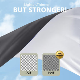 KylinLucky durable black furniture protector guards against rain, wind, and snow.