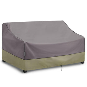 KylinLucky heavy-duty 600D sofa cover protecting a 3-seater from rain and sun.