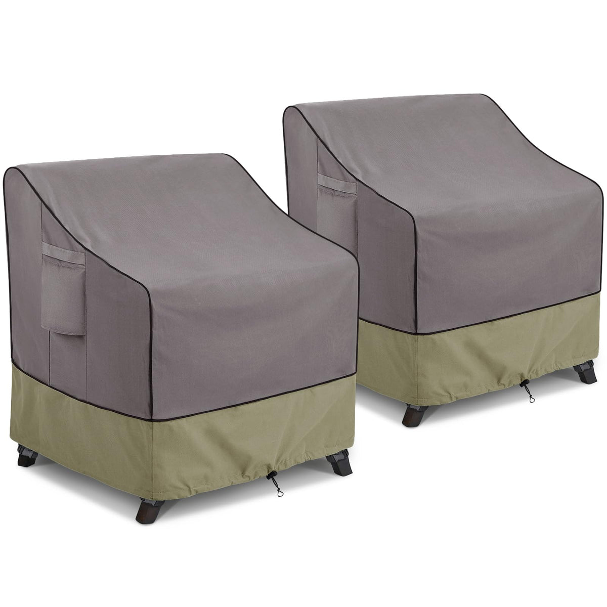 KylinLucky waterproof patio chair cover 2-pack protecting outdoor chairs from weather.