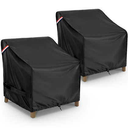 KylinLucky waterproof patio chair cover on a chair protecting from rain