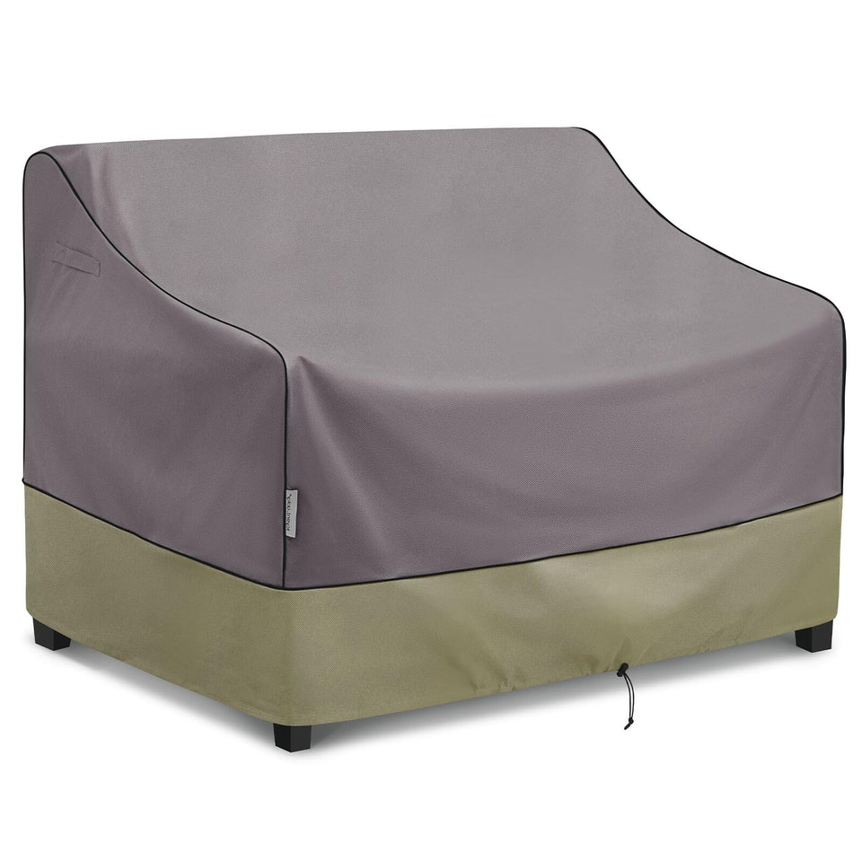 KylinLucky waterproof sofa cover in gray protects outdoor furniture from rain and dust