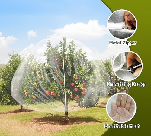 KYRGEU durable nylon mesh resists wind and weather over seasons.