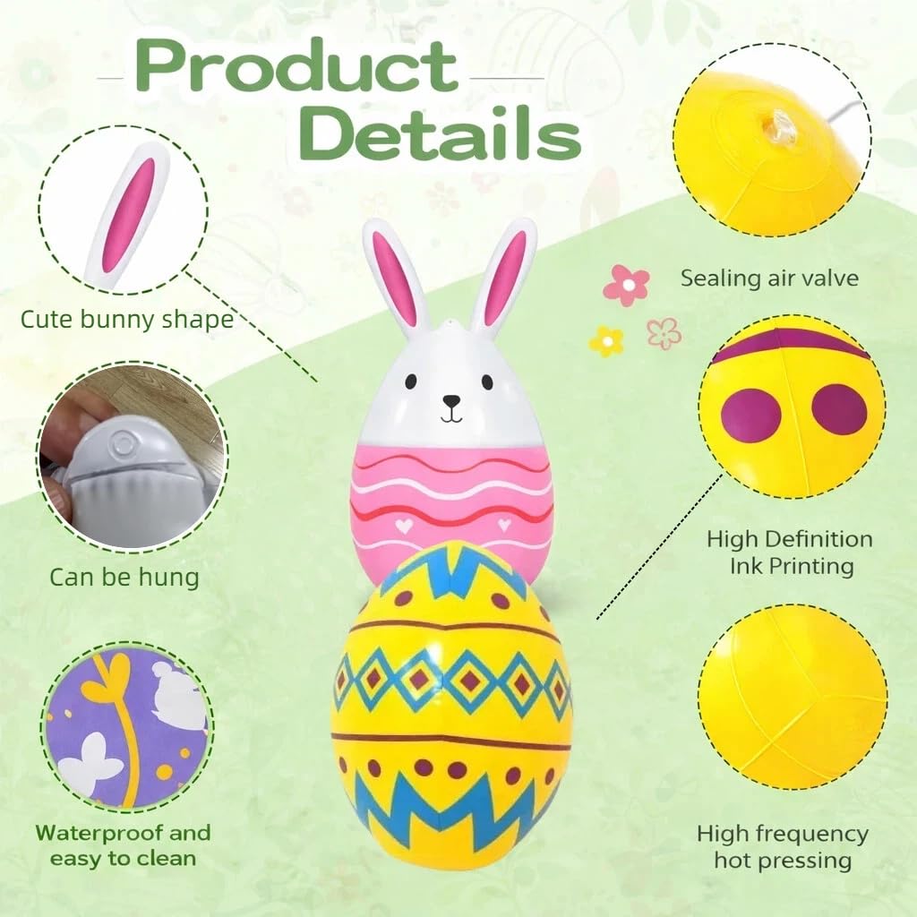 KYRGEU Easter party entrance display creates a welcoming event vibe.