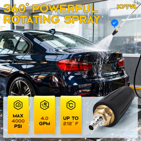 Kytvl spray nozzles collection enables pinpoint to wide-angle rinsing for versatile results