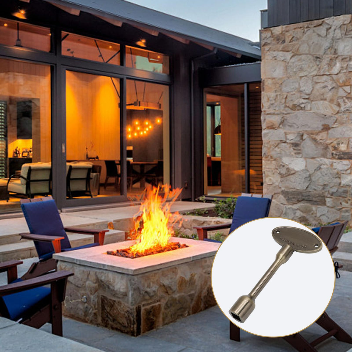 Kyuionty die-cast alloy ensures corrosion resistance indoors and outdoors.