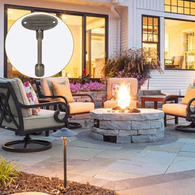 Kyuionty fire pit accessory helps quick, controlled valve turns.