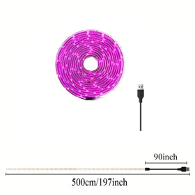 KYUQY LED grow light supports indoor greenhouse and hydroponic setups.