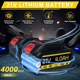 L1NXIXI battery pack 4000mAh enables longer cordless operation.