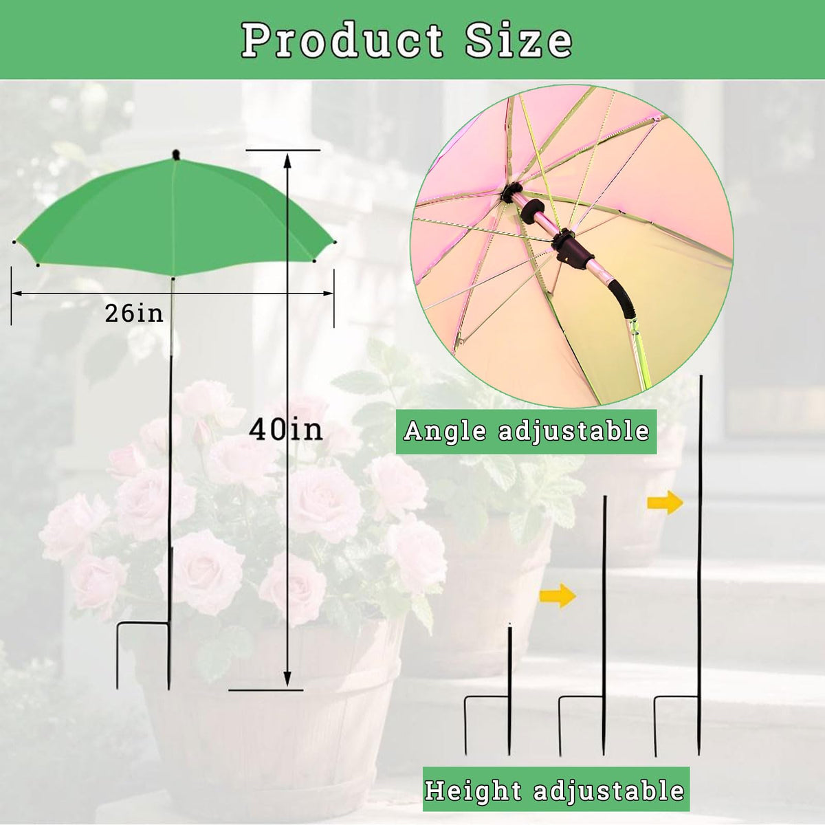 LHongL adjustable height canopy adapts to tall potted plants and vegetable beds.