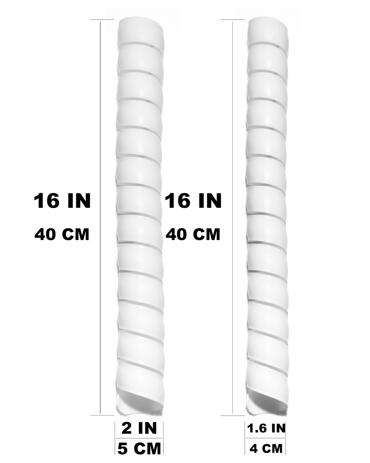 LA BARFUMERIE medium spiral guard fits smaller trunks for flexible growth protection.
