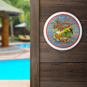 La Crosse Margaritaville backyard tropical ambiance thermometer