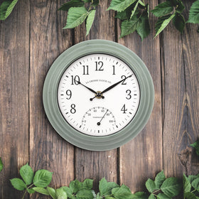 La Crosse Clock 433-3020 glass lens withstands weather and usage.