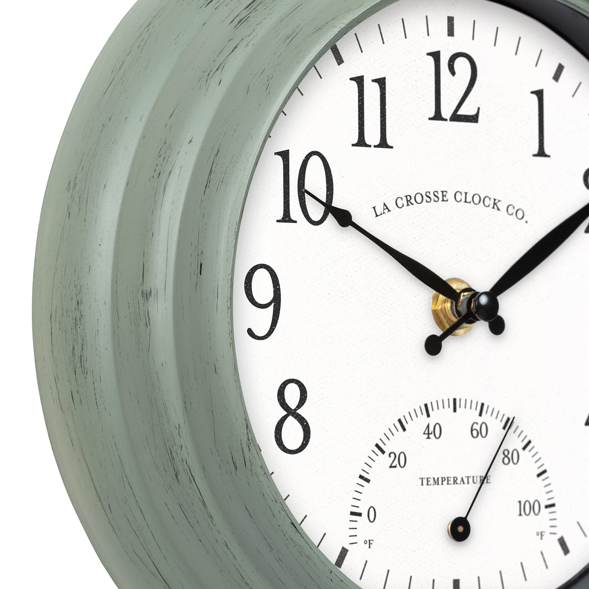 La Crosse Clock 433-3020 temperature gauge helps monitor ambient conditions.