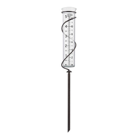 La Crosse glass tube slides out for easy emptying and cleaning.
