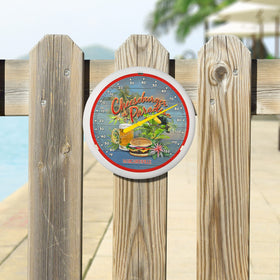 La Crosse Margaritaville keyhole bracket for easy hanging
