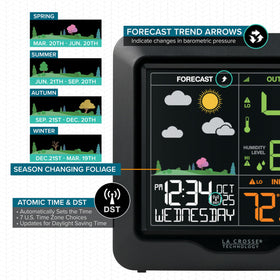 La Crosse L78571 atomic time and calendar for daily planning