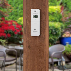 La Crosse Technology V21-WTH adjustable kickstand makes the display easy to read from any angle.