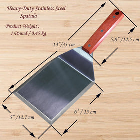 La Cuisine broad surface supports quick, even cooking on flat top grills