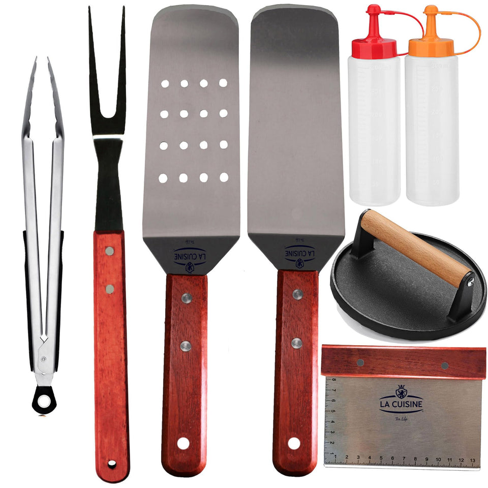 La Cuisine for Life solid spatula for precise flipping on hot griddles