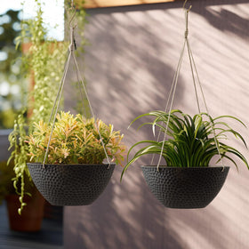 LA JOLIE MUSE adjustable ropes hanging planter supports up to 44 lbs