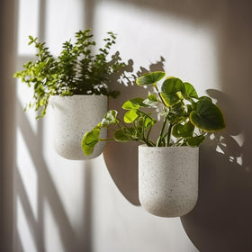 LA JOLIE MUSE lightweight durable wall pocket planters made from recycled materials.