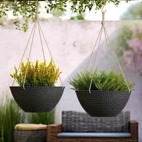 LA JOLIE MUSE weather-resistant hanging planter for all seasons