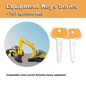 La Macaza replacement key fits Komatsu equipment, replaces TR261434 reliably.