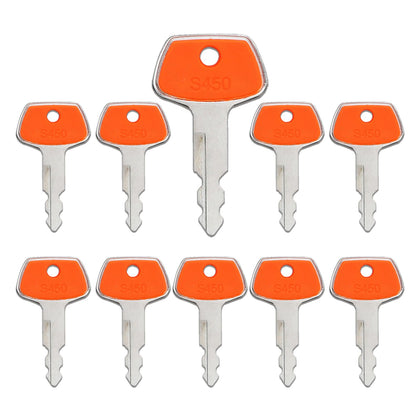 La Macaza S450 ignition keys on a metal ring for quick field access