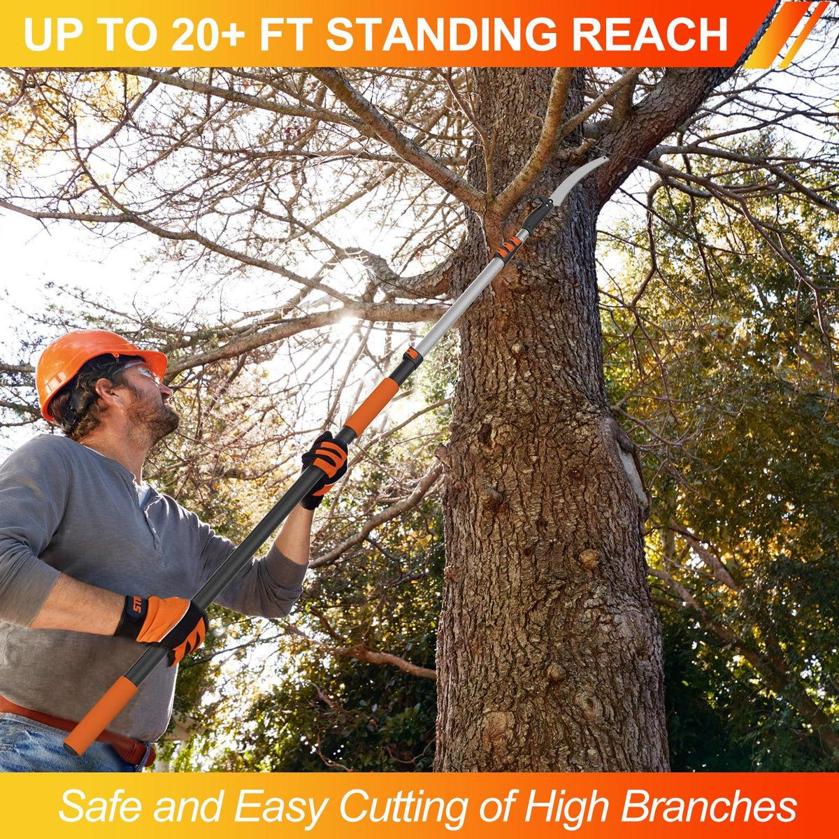 LAANPOLE universal saw head compatibility expands cutting options.