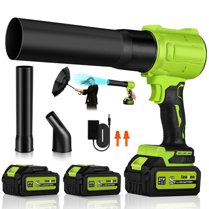 Laapee cordless leaf blower with turbo power for fast yard cleanup
