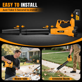 Laapee leaf blower cordless design suited for diverse outdoor tasks.