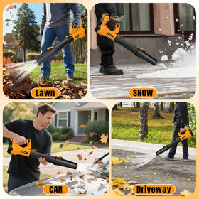 Laapee leaf blower lightweight design for easy portability and storage.