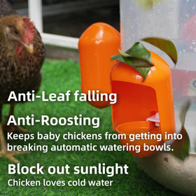 Labodey poultry waterer cups suitable for chicks, ducks, geese, turkeys, and rabbits