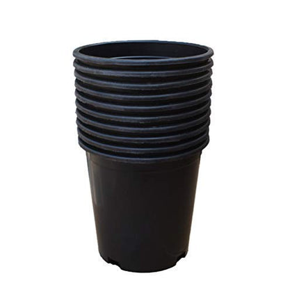 Labworkauto nursery pot 1 gallon top view showing compact, stackable design
