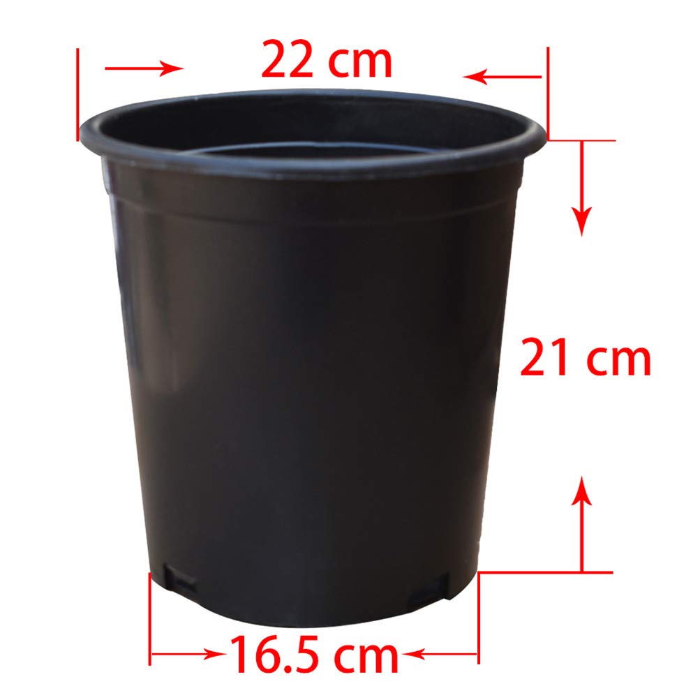 Labworkauto nursery pot 2 gallon side view with drainage holes