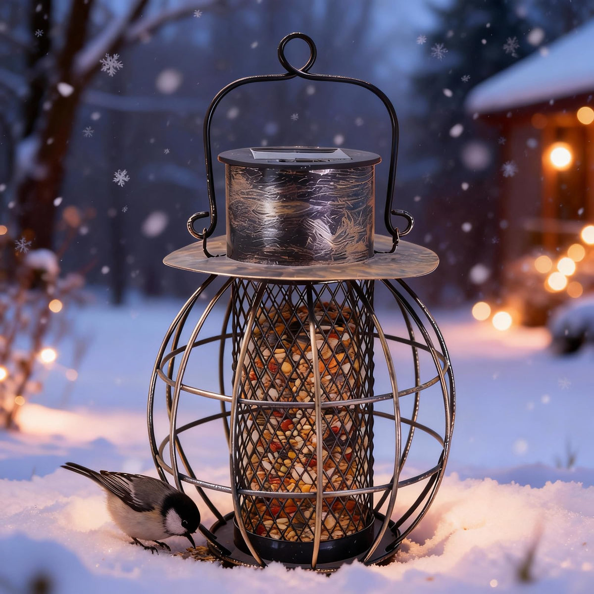 LAbyrent bronze feeder makes a thoughtful gift for nature lovers.