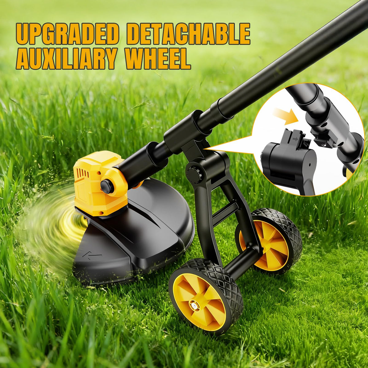 Lacoco adjustable handle and head enable precise control.