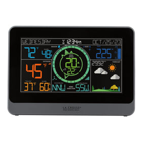 La Crosse 328-1415 cyclone-sensor wind-rose for precise wind direction and history