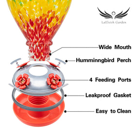 LaElvish Garden leakproof base, upgraded seal for nectar retention.