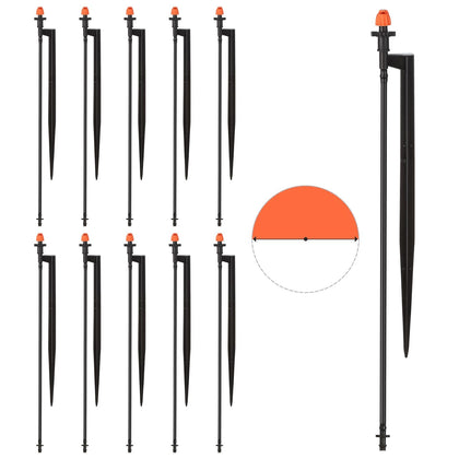 La Farah 180deg sprinkler head on stake for precise garden watering