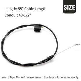 laffoonparts 532427497 55 inch cable ready for replacement installation