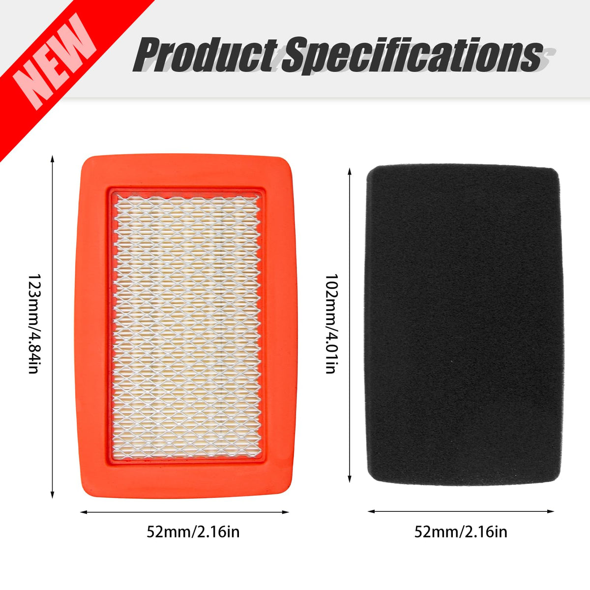 laffoonparts air filter replacement for Husqvarna 170BT boosts airflow and easy maintenance