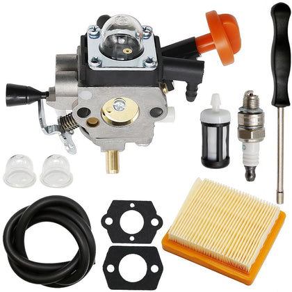 Laffoonparts carburetor assembly with air filter for Stihl compatibility and smoother starts.