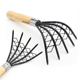 laffoonparts clamming claws with mesh net enable easy rinsing of shells.