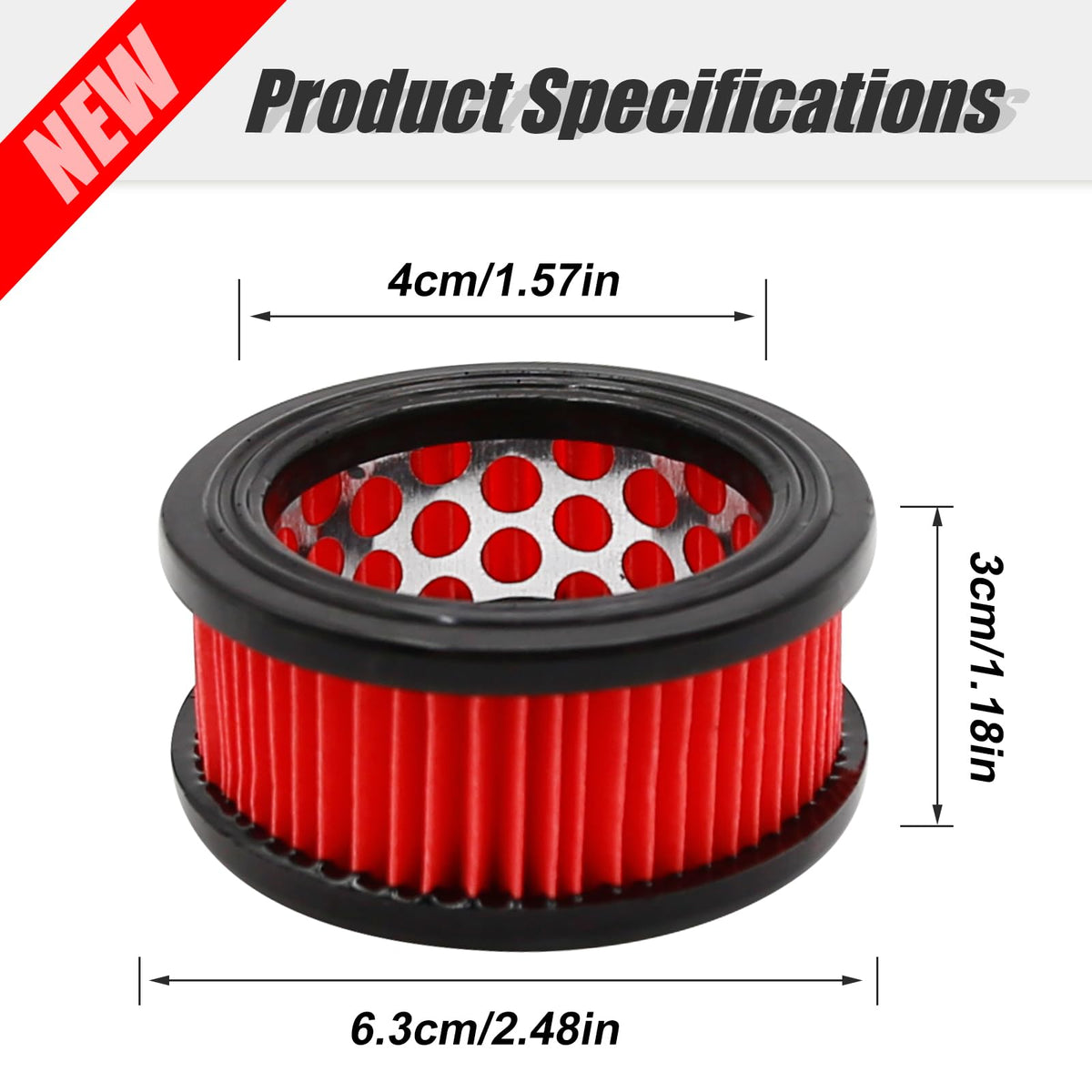 Laffoonparts fuel filter for Echo keeps fuel lines clean and consistent.