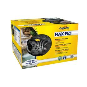 Laguna Max-Flo 960 installation setup with quick-connect fittings.