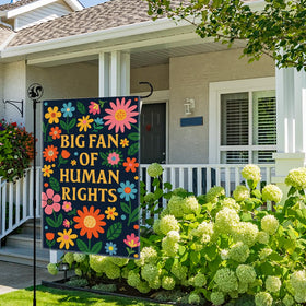 LAGZDFC versatile garden flag suitable for indoor or outdoor spaces.