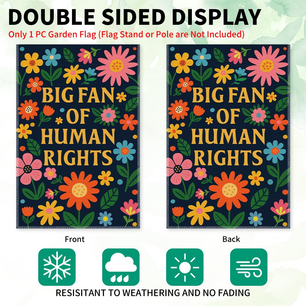 LAGZDFC yard flag with a 2.2 inch sleeve for easy mounting.