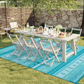 Lahome outdoor rug lightweight and portable for camping and picnics